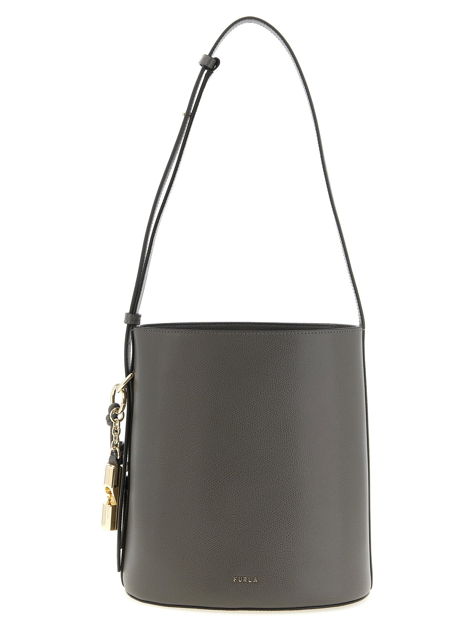 Furla Roxie Bucket Bag — Gray