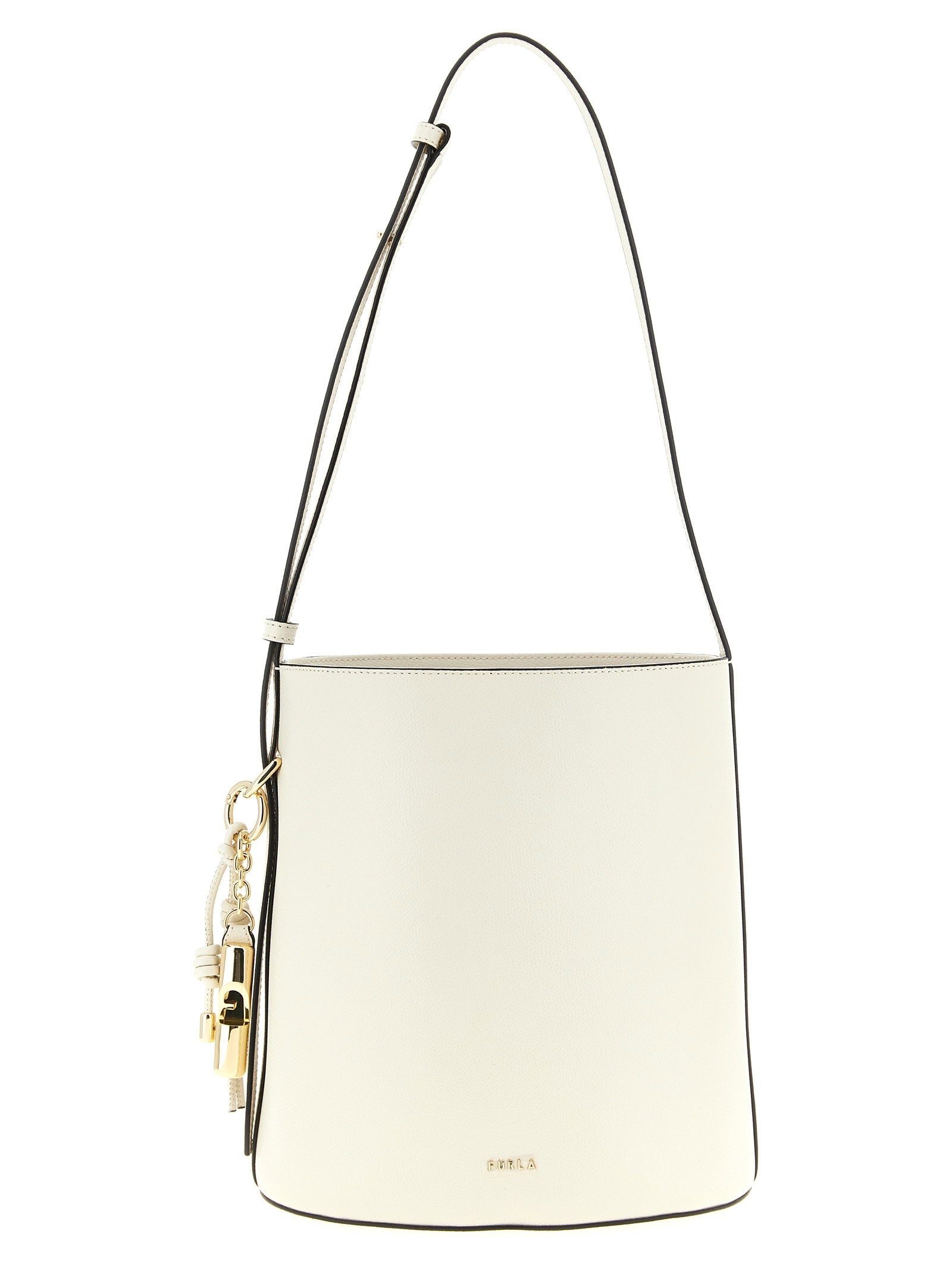 Furla Bucket Bag — Cream