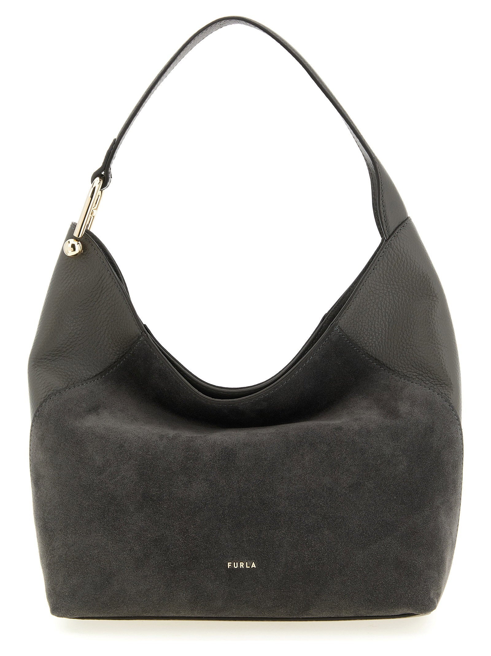 Furla Lara Shoulder Bag — Gray