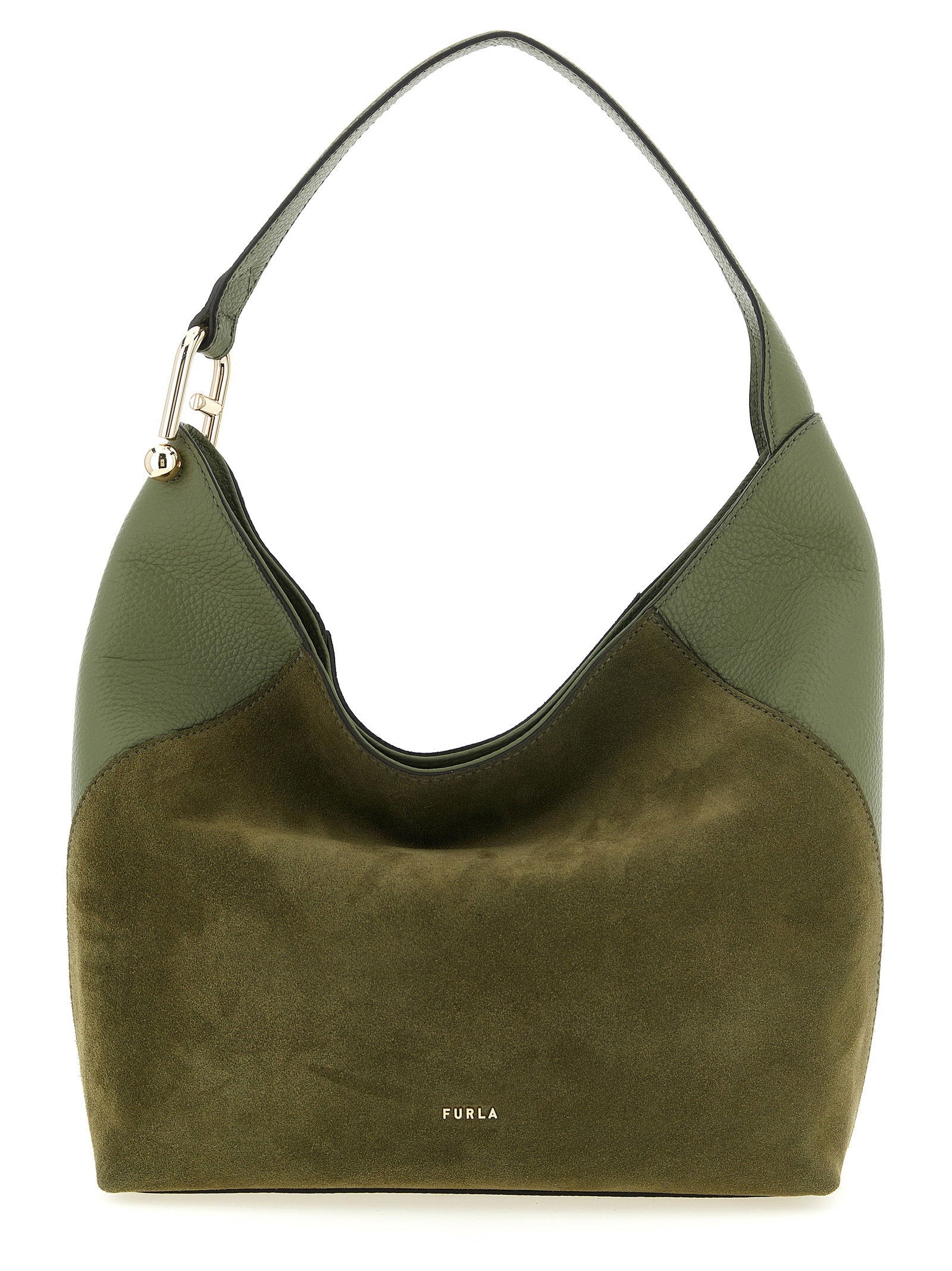 Furla Lara Shoulder Bag — Olive