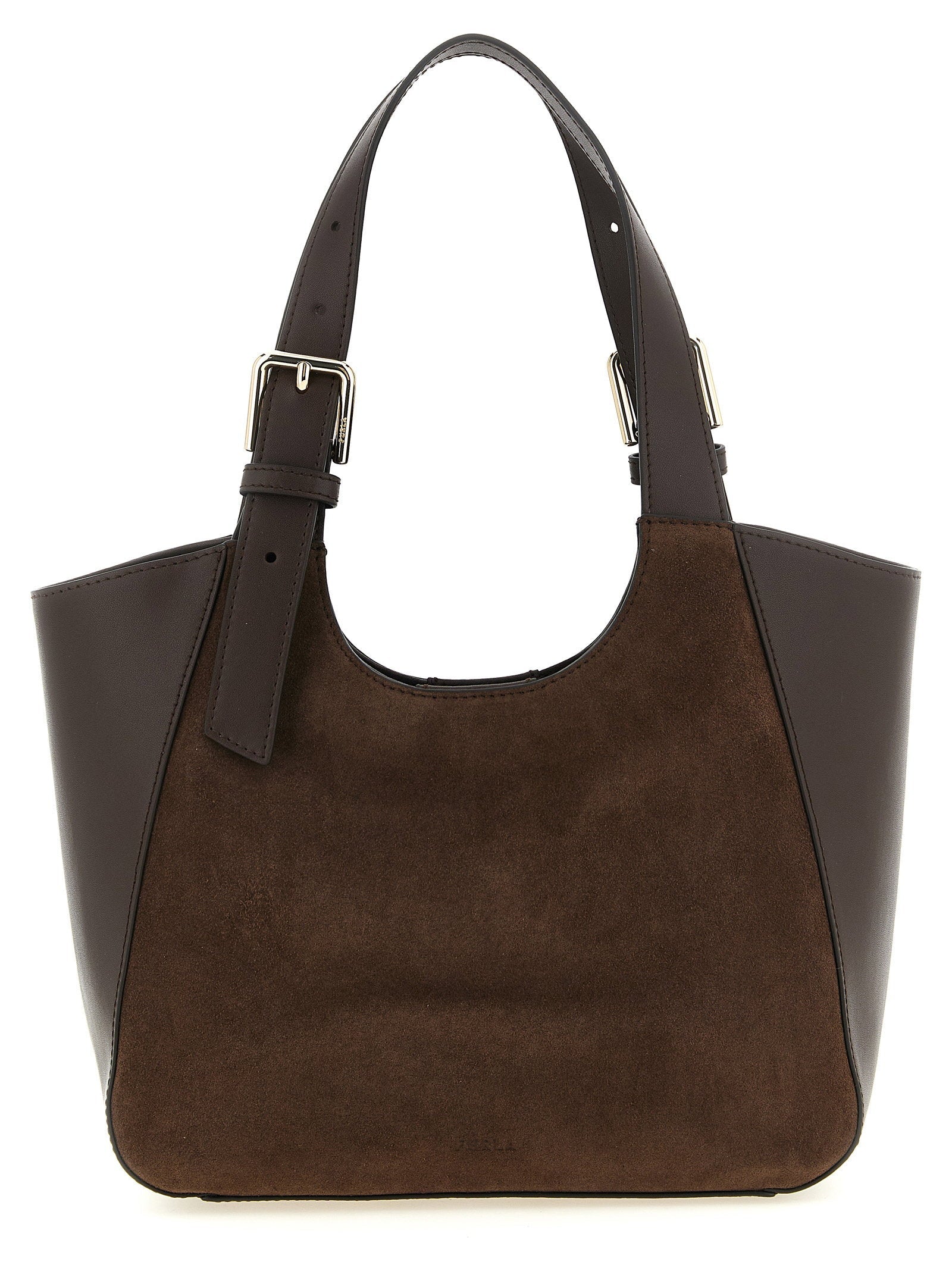 Furla Dora S Shoulder Bag — brown