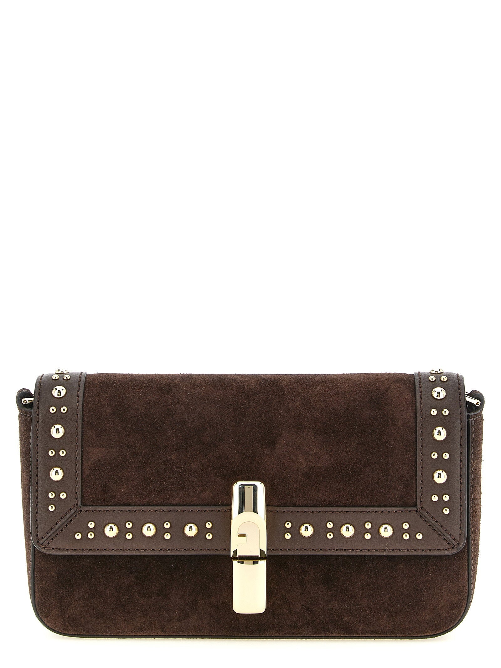 Furla Iride S Crossbody Bag — Brown