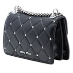 Studded Matelasse Nappa Flap Crossbody