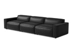 Nathan Leather Theater Lounge Modular Sofa