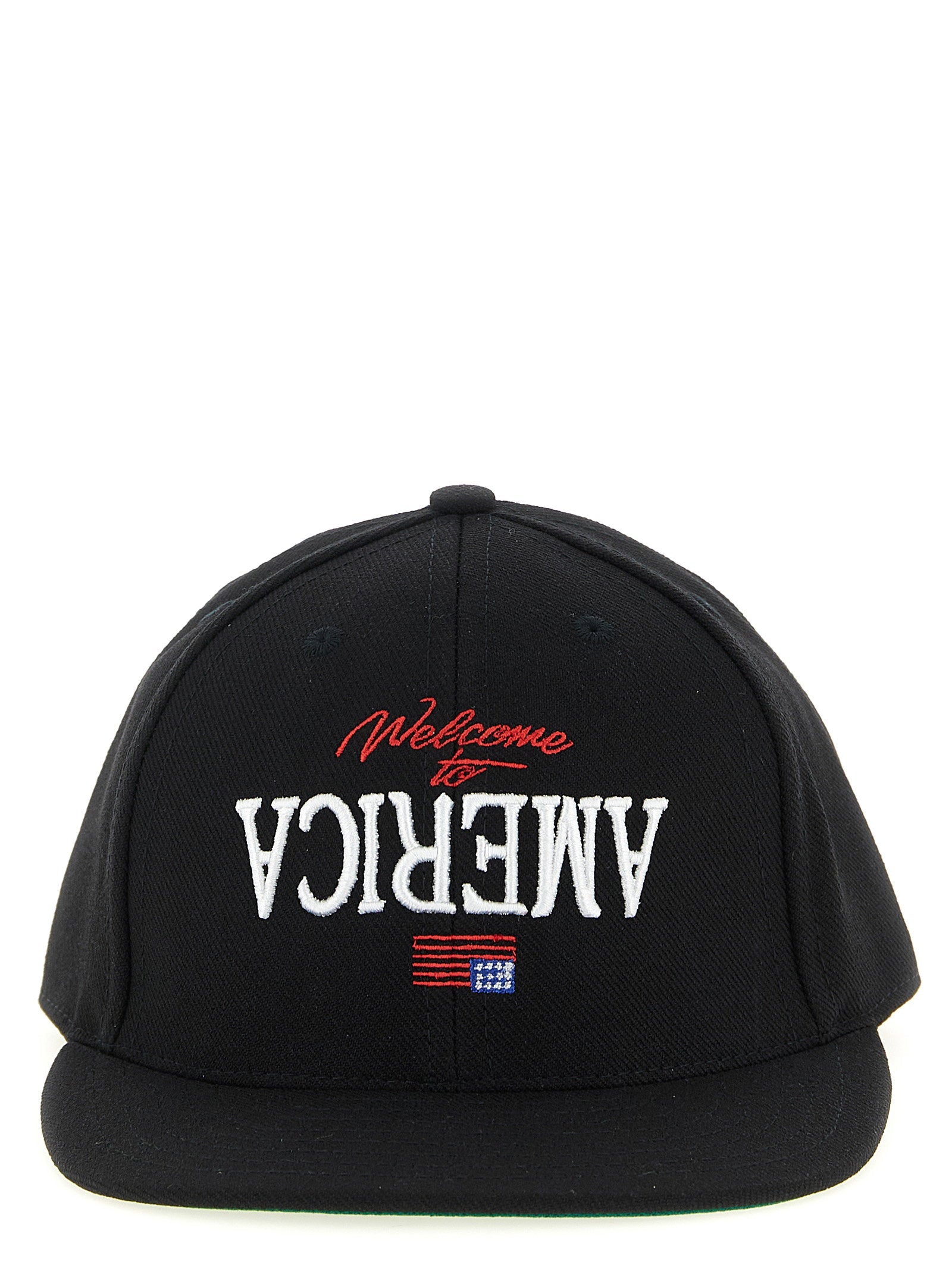 Willy Chavarria Embroidered Logo Baseball Cap — Black