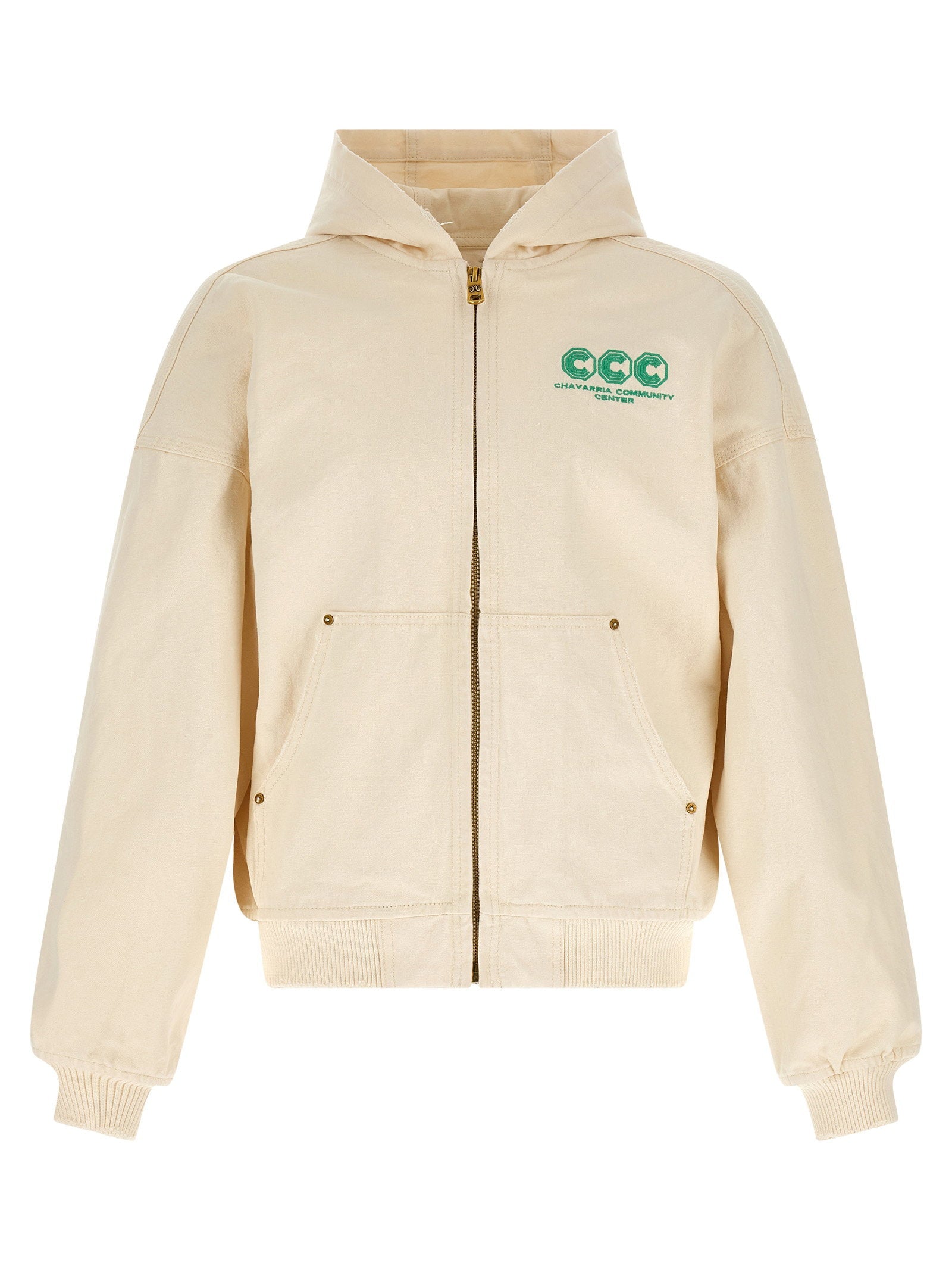 Willy Chavarria Hoodie — Cream