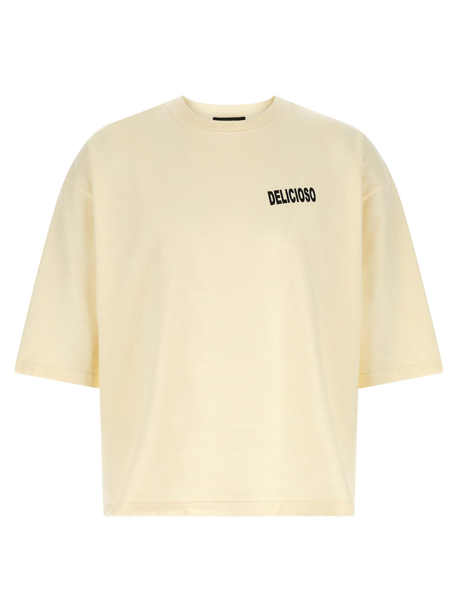 Willy Chavarria Logo-Embroidered Cotton T-shirt — Cream