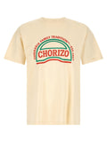 Willy Chavarria Logo-Embroidered T-Shirt — Cream