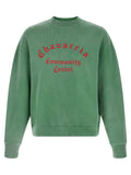 Willy Chavarria Logo-Embroidered Sweatshirt — Green