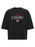 Willy Chavarria Embroidered Logo T-shirt — Black
