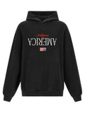 Willy Chavarria Logo-Embroidered Brushed Cotton Hoodie — Black
