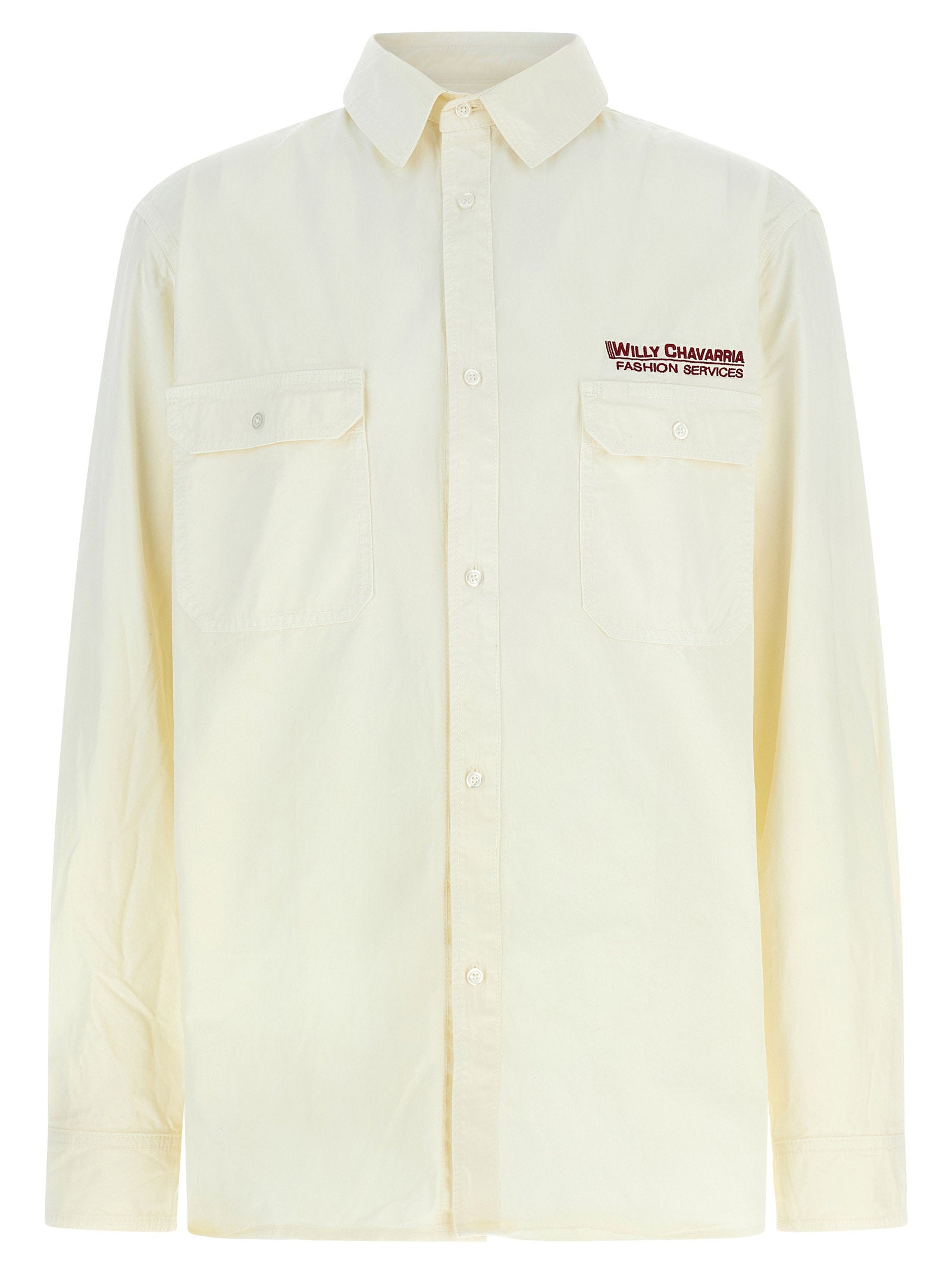 Willy Chavarria Corcoran Shirt — Cream