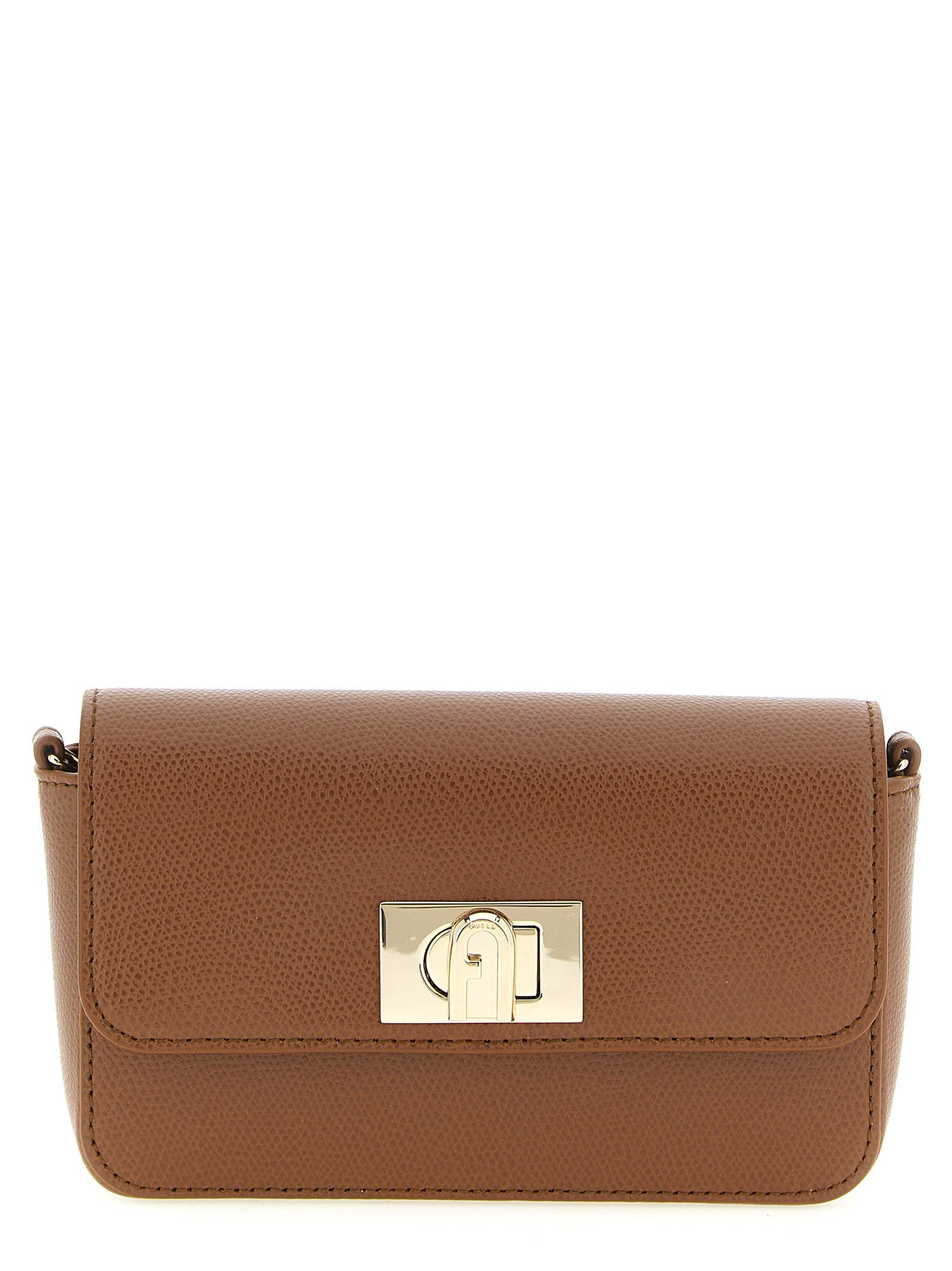 Furla Crossbody Bag — Cognac