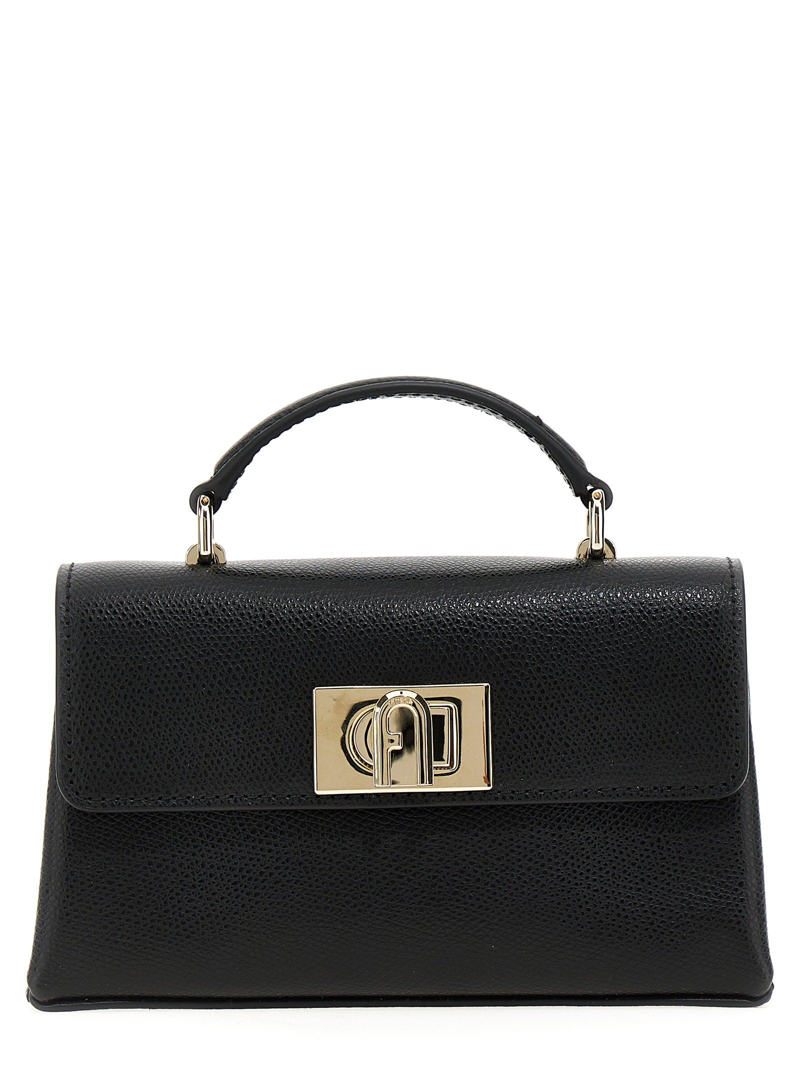 Furla Top Handle Bag — Black