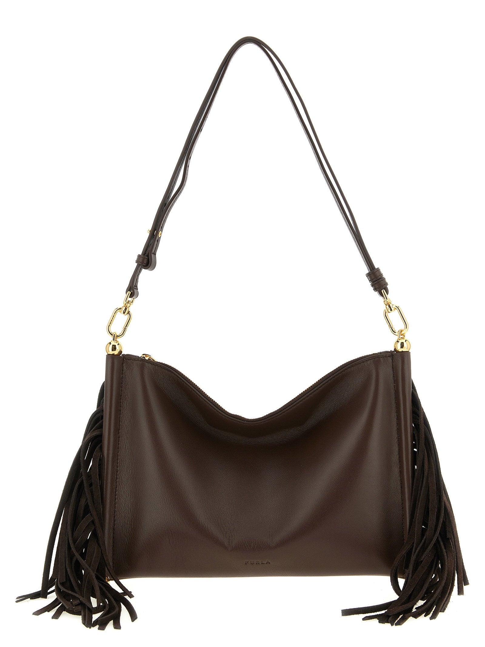 Furla Sfera Shoulder Bag — Brown