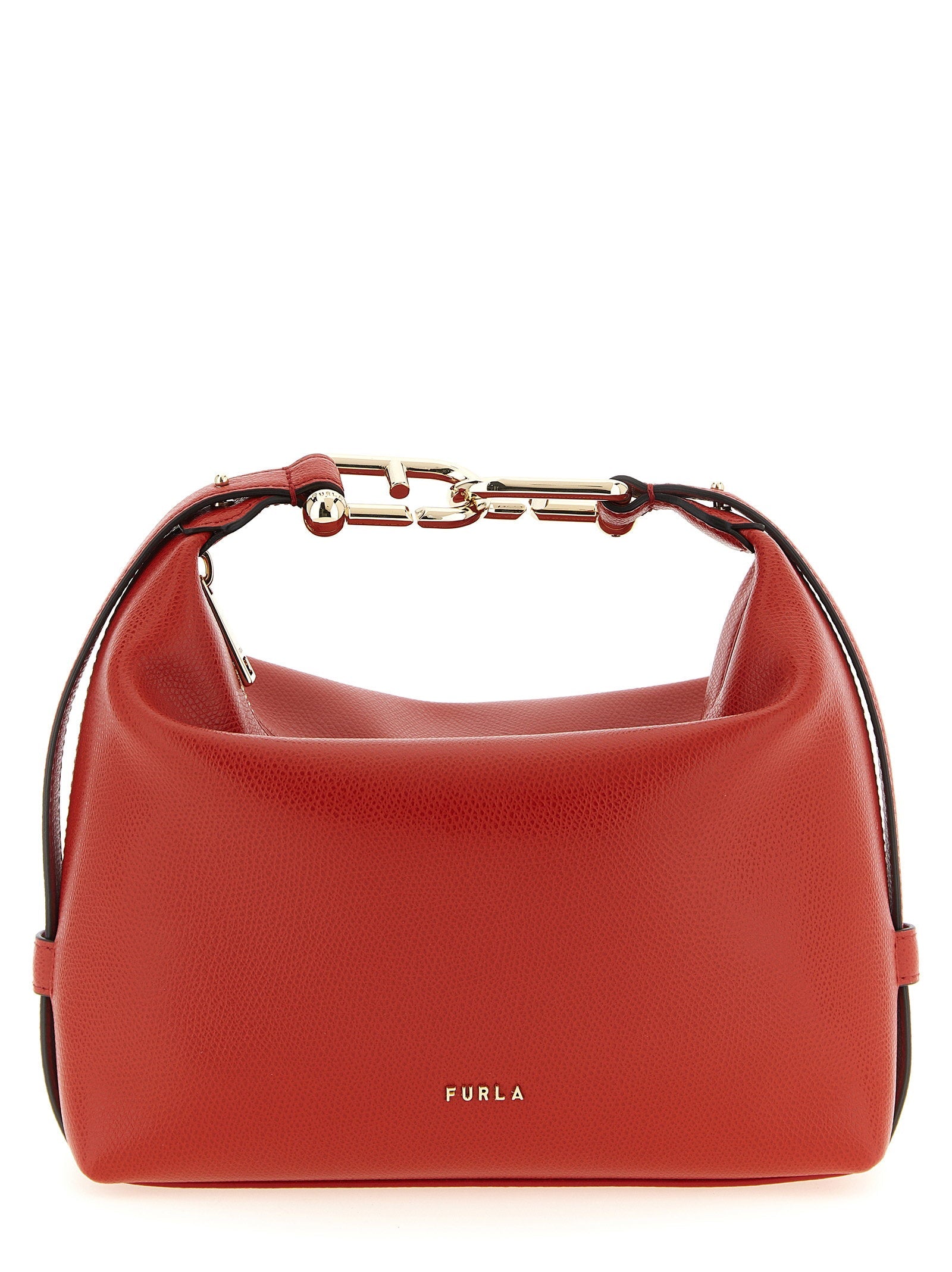 Furla Tonie Shoulder Bag — Red