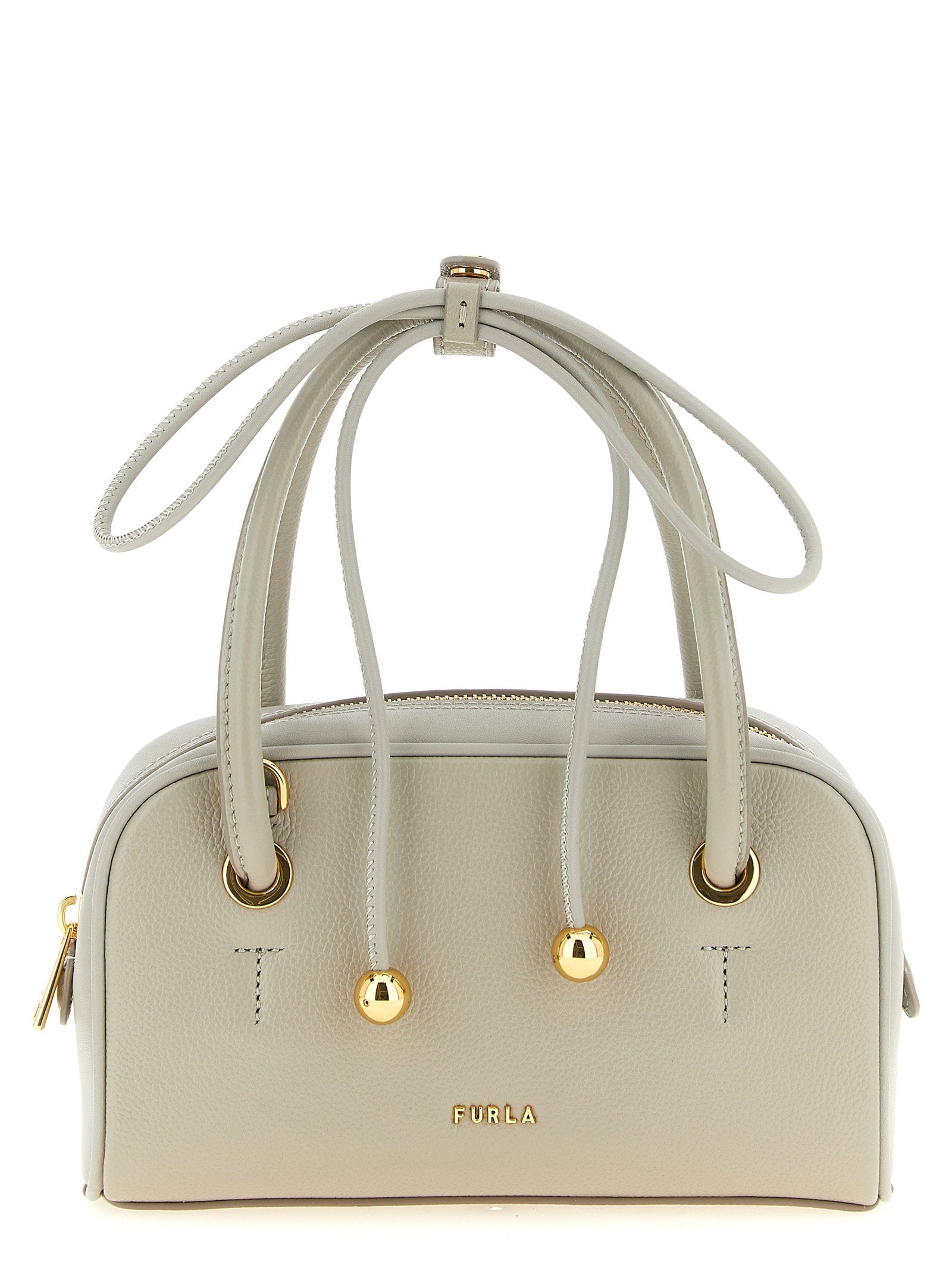 Furla Poppy S Shoulder Bag — gray