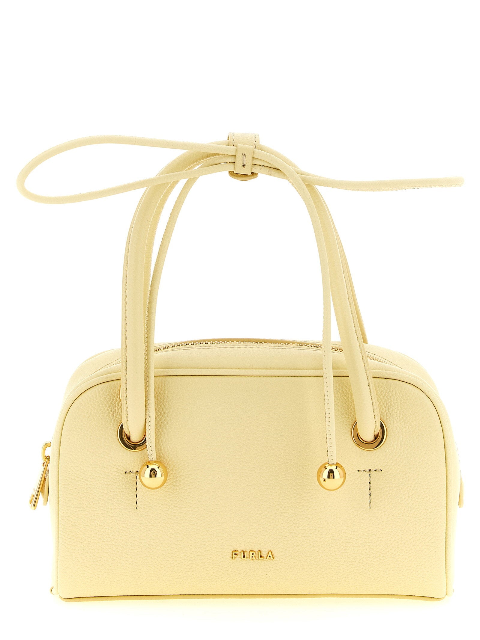 Furla Top Handle Bag — Yellow