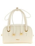 Furla Poppy S Top Handle Bag — Cream