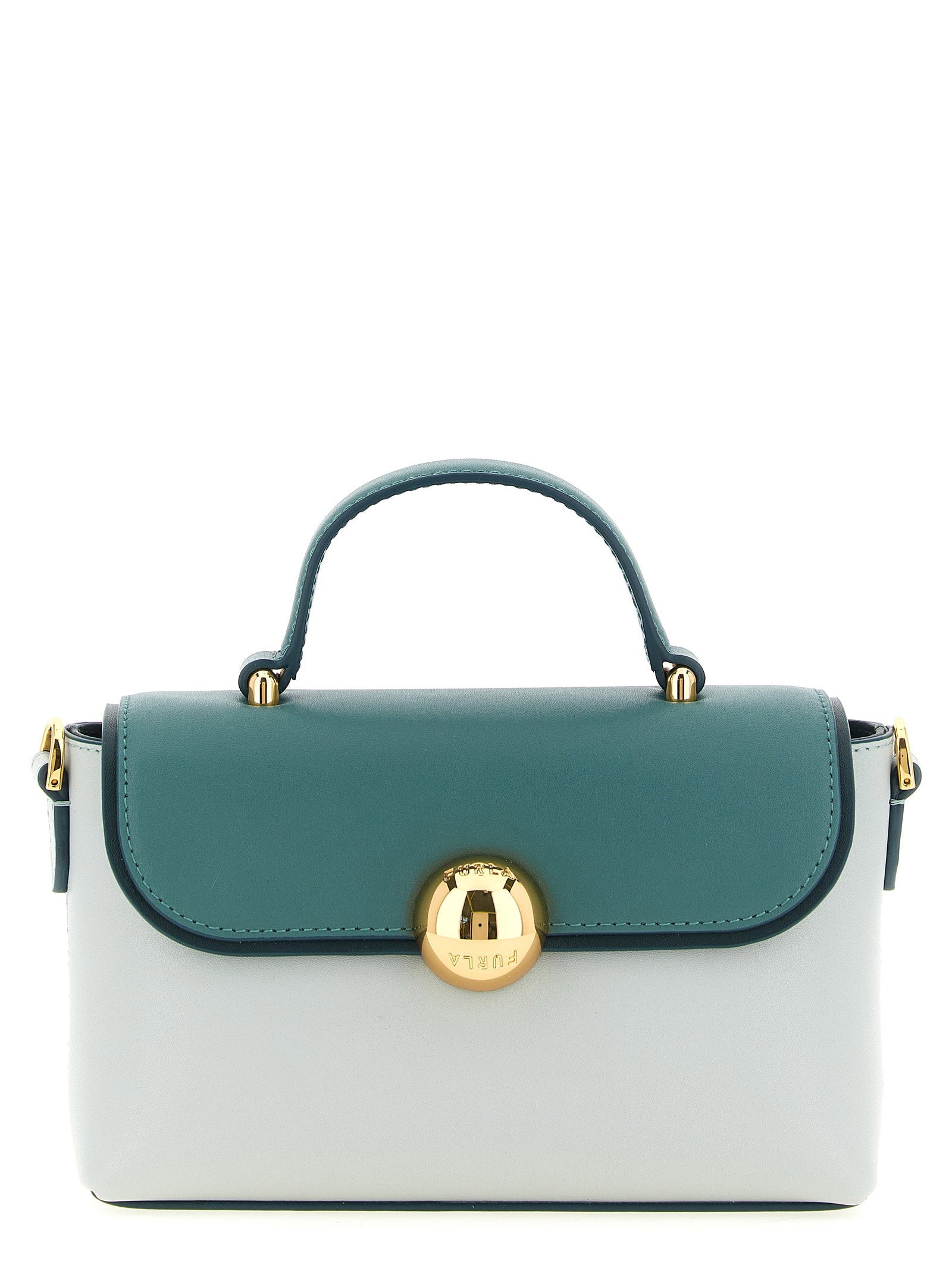 Furla Moonlight Mignon Top Handle Bag — Teal