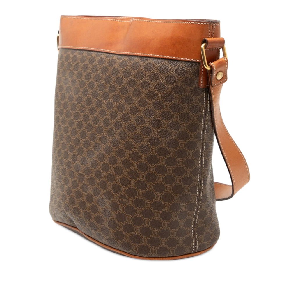 Macadam Coated Canvas Bucket Bag