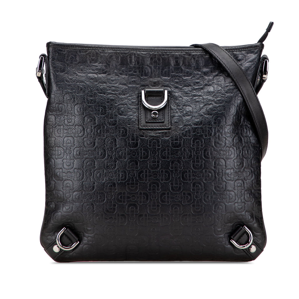 Horsebit Embossed Calfskin Abbey D Ring Crossbody