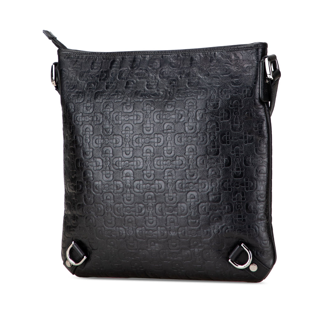 Horsebit Embossed Calfskin Abbey D Ring Crossbody