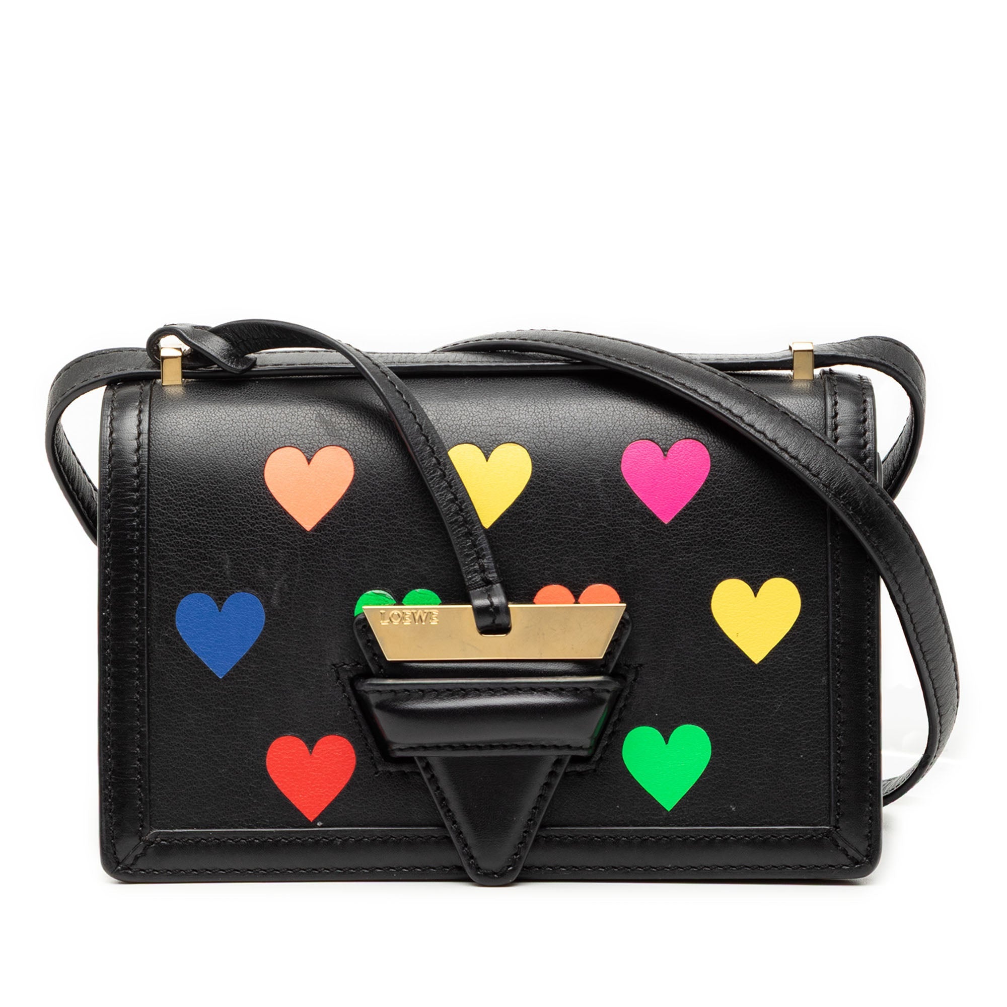Small Leather Hearts Barcelona Crossbody