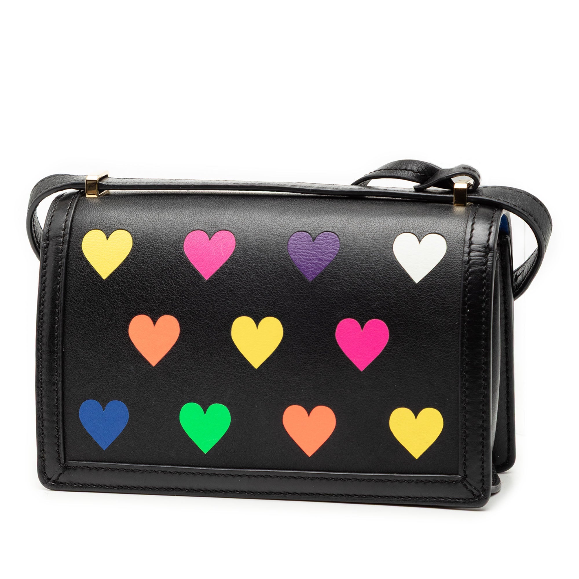 Small Leather Hearts Barcelona Crossbody