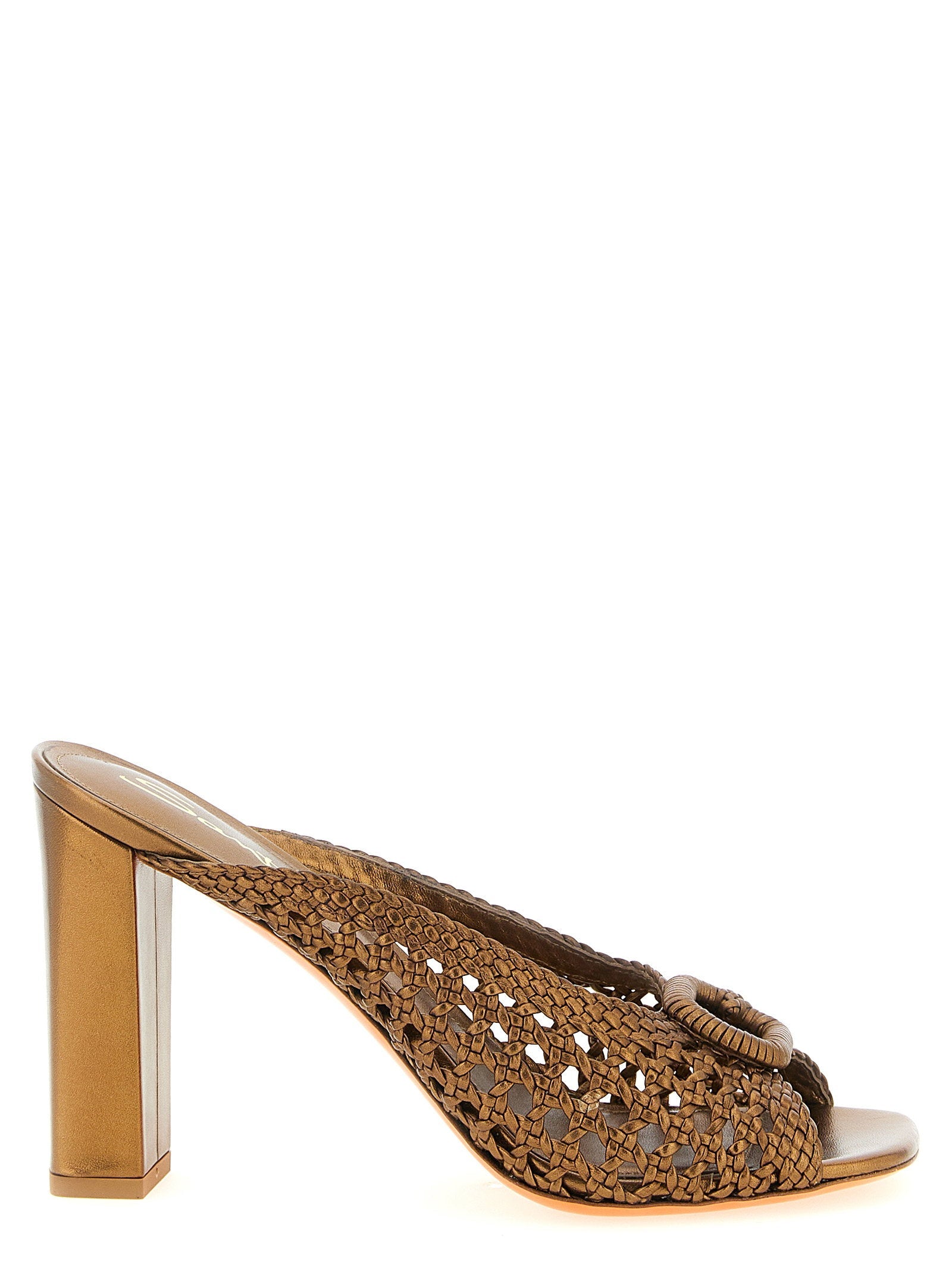 Santoni Luce Heel — tan