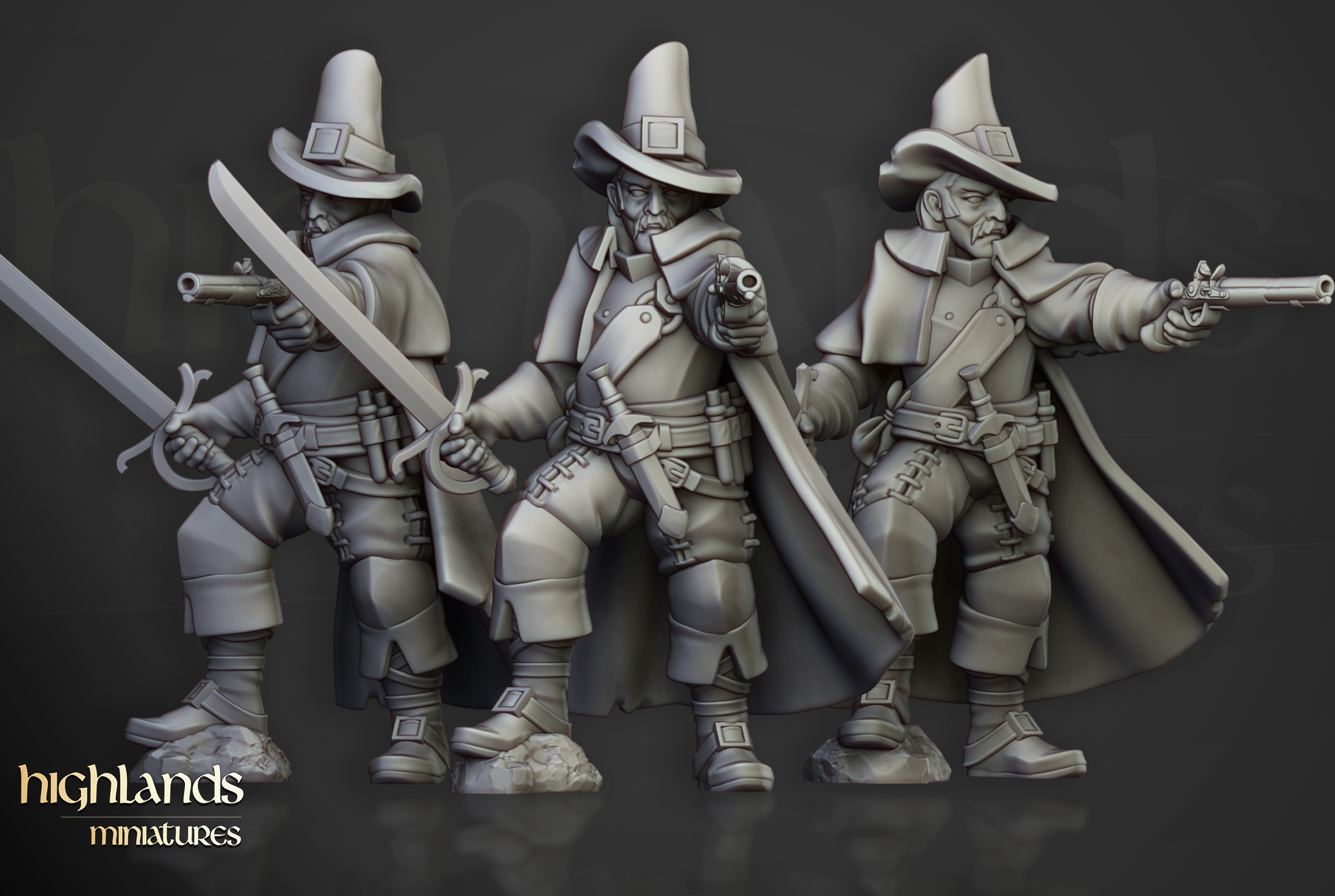 Inquisitorial Band, Highlands Miniatures