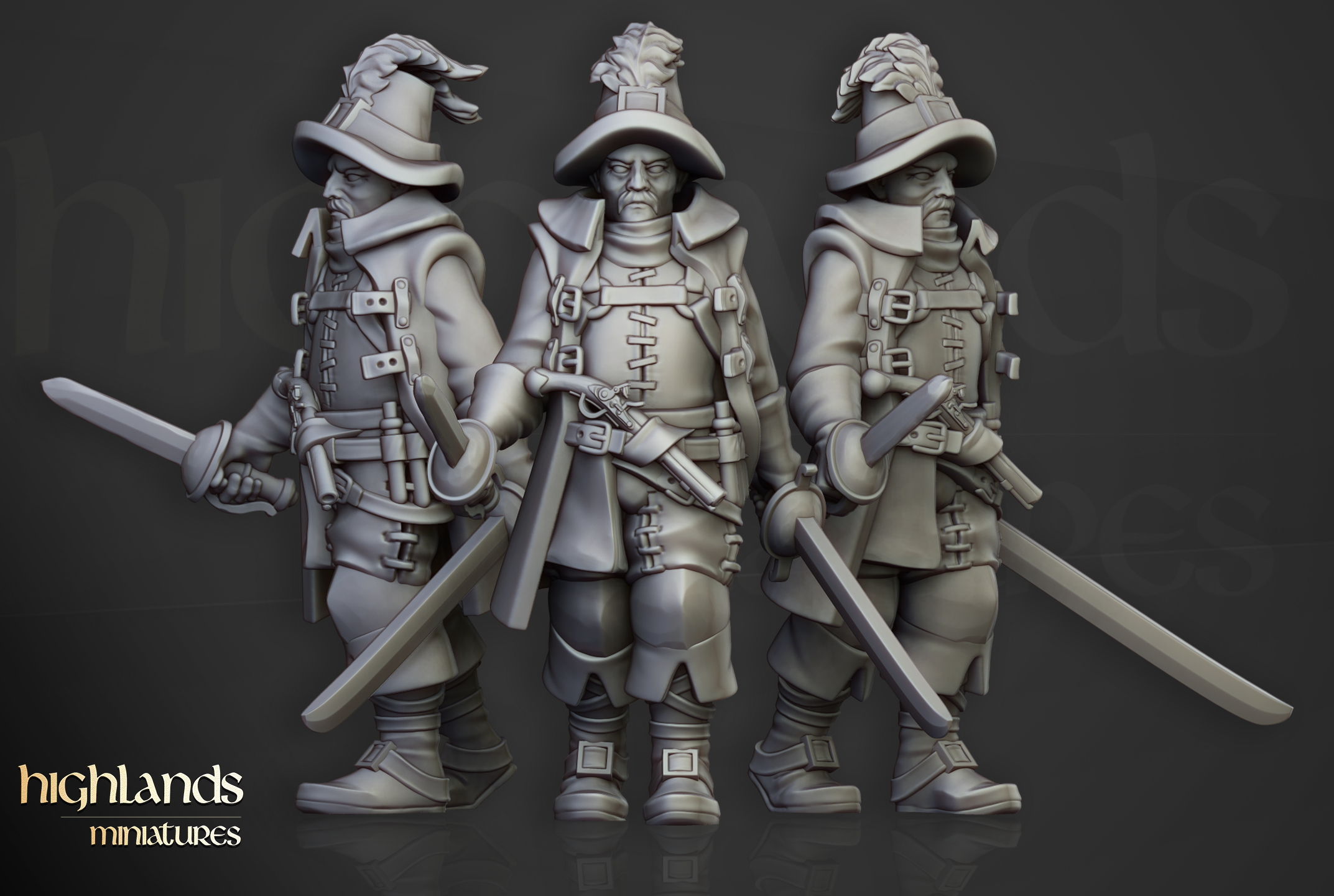 Inquisitorial Band, Highlands Miniatures