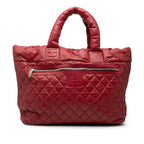 Large Quilted Nylon Reversible Coco Cocoon Tote