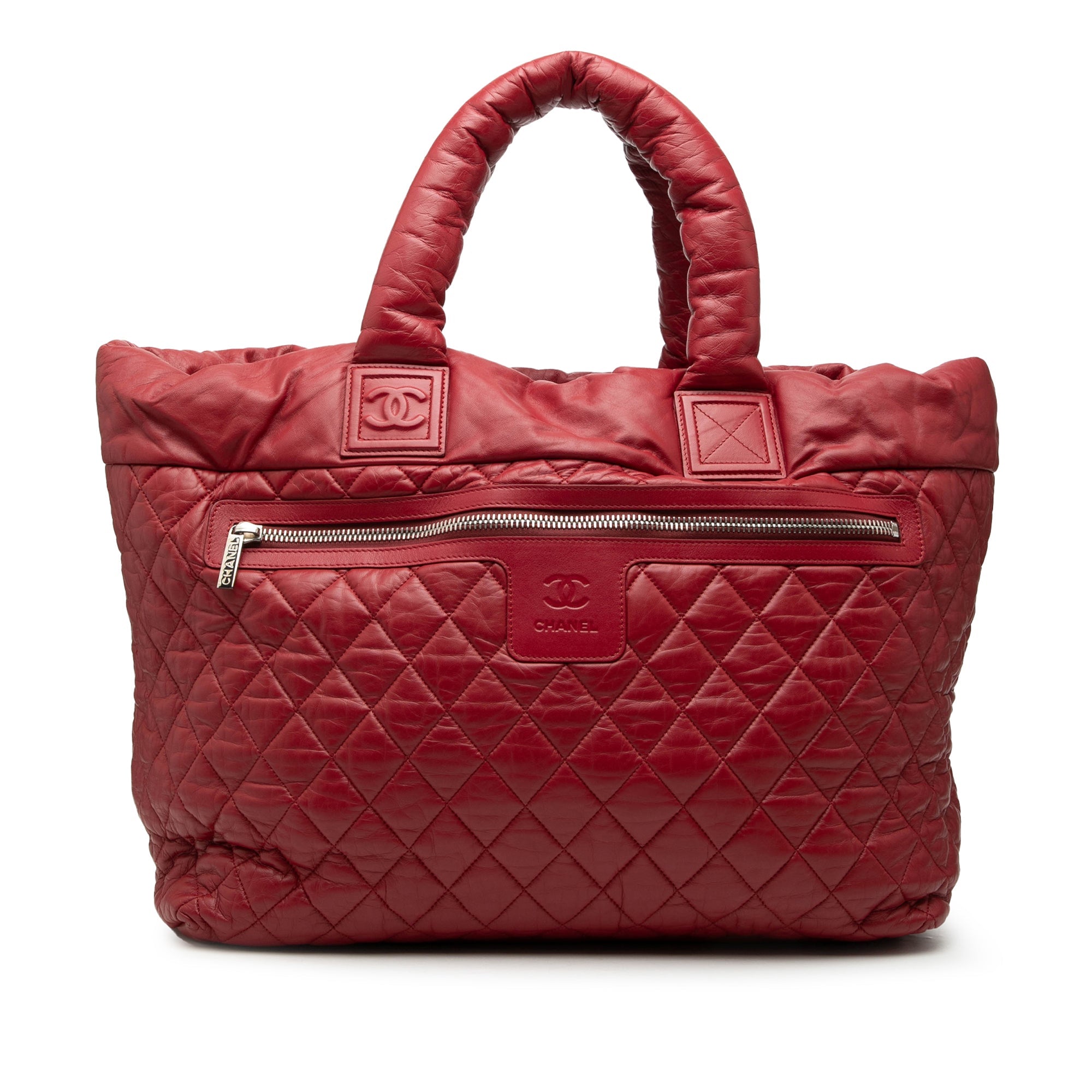 Large Quilted Nylon Reversible Coco Cocoon Tote