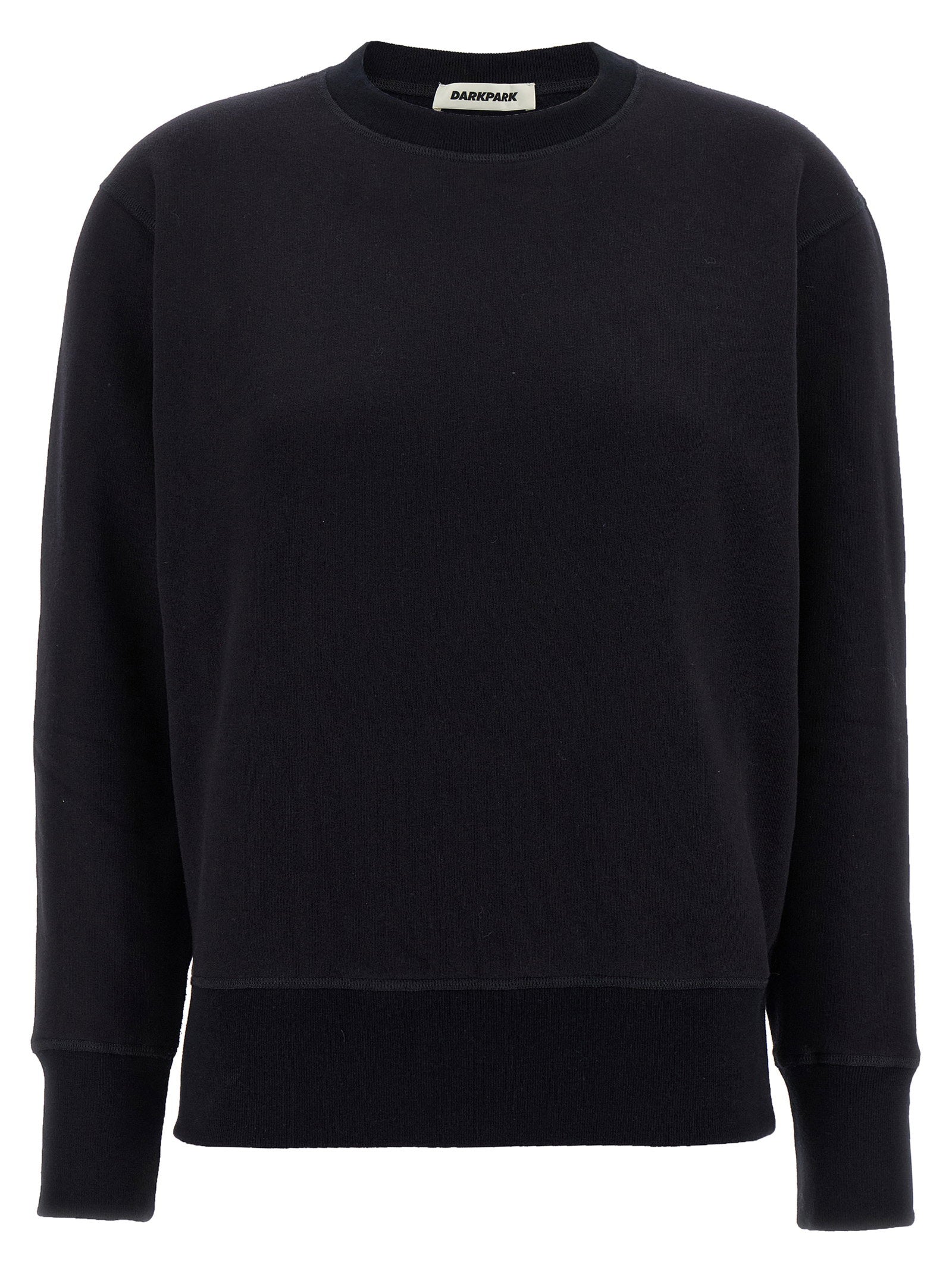 Darkpark Cotton-Cashmere Fleece Sweatshirt — Black
