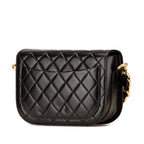 CC Quilted Lambskin Chain Flap