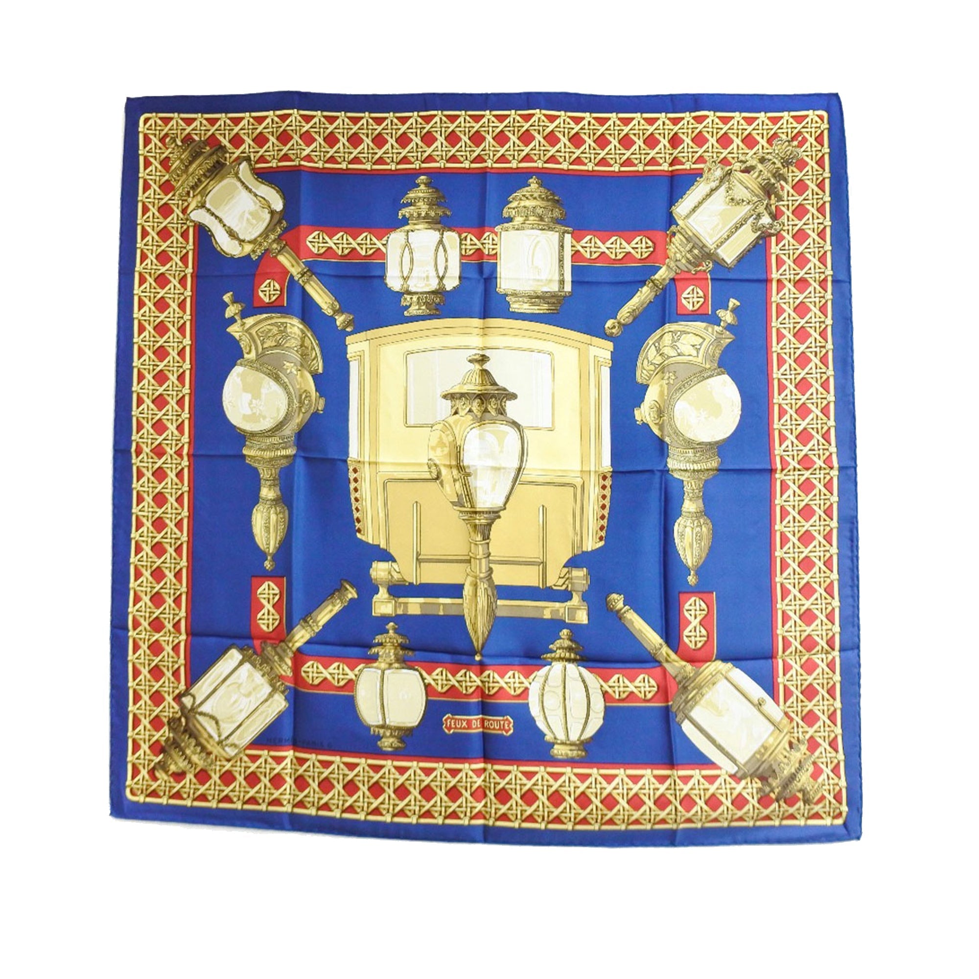 Feux de Route Silk Scarf 90