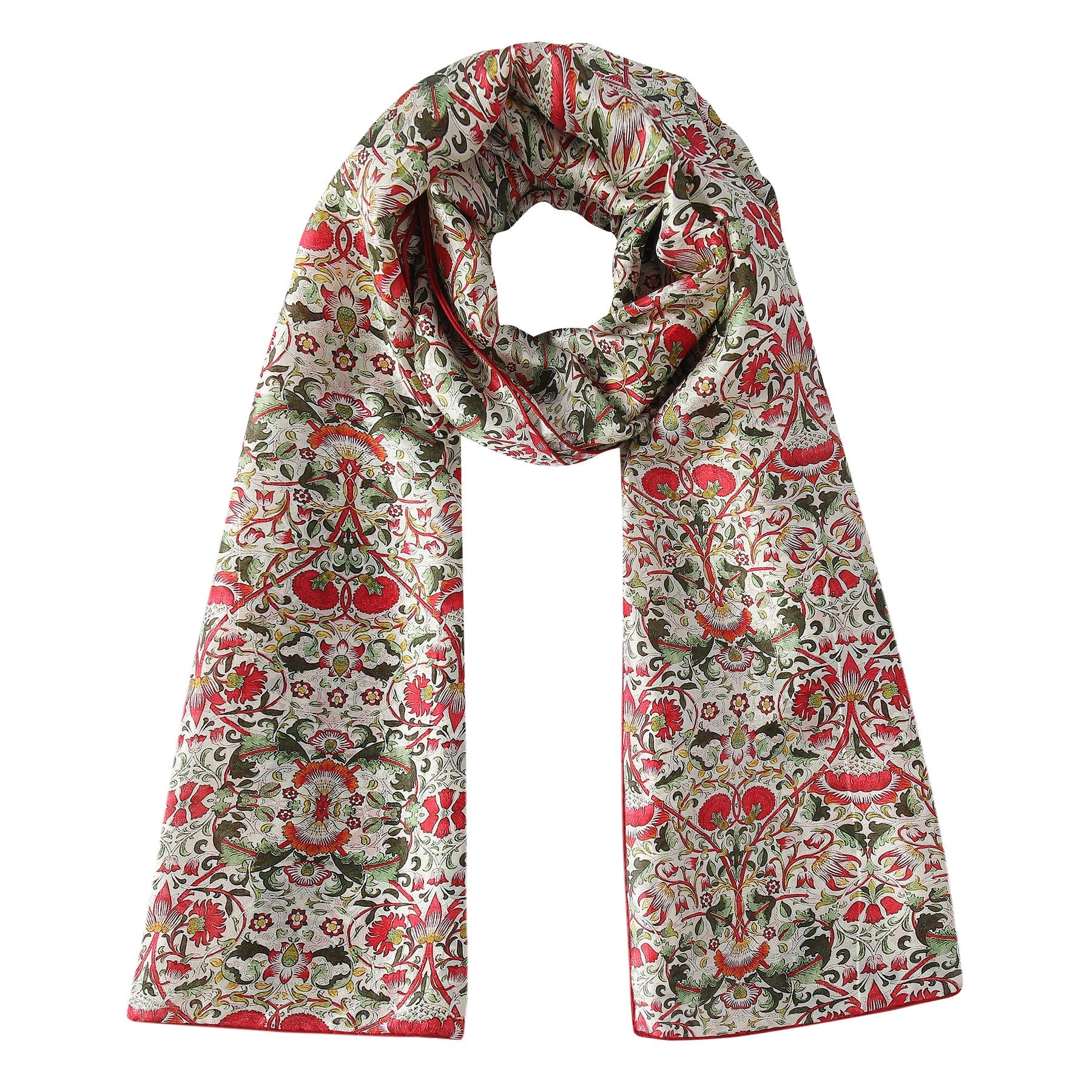 William Morris inspired Silk Scarf - Margaret