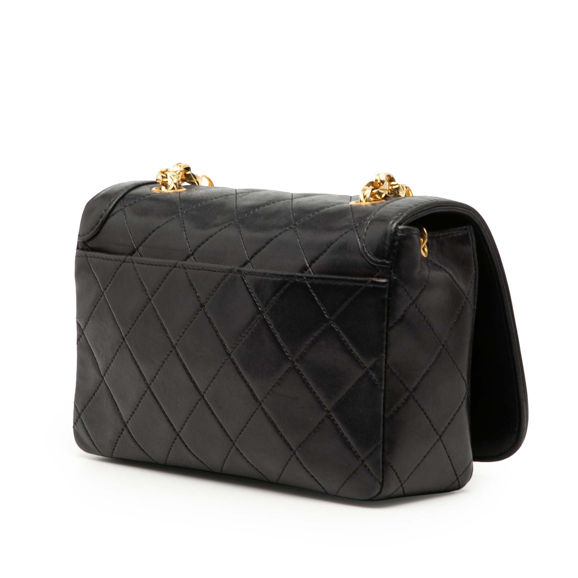 CC Quilted Lambskin Bijoux Chain Curved Full Flap