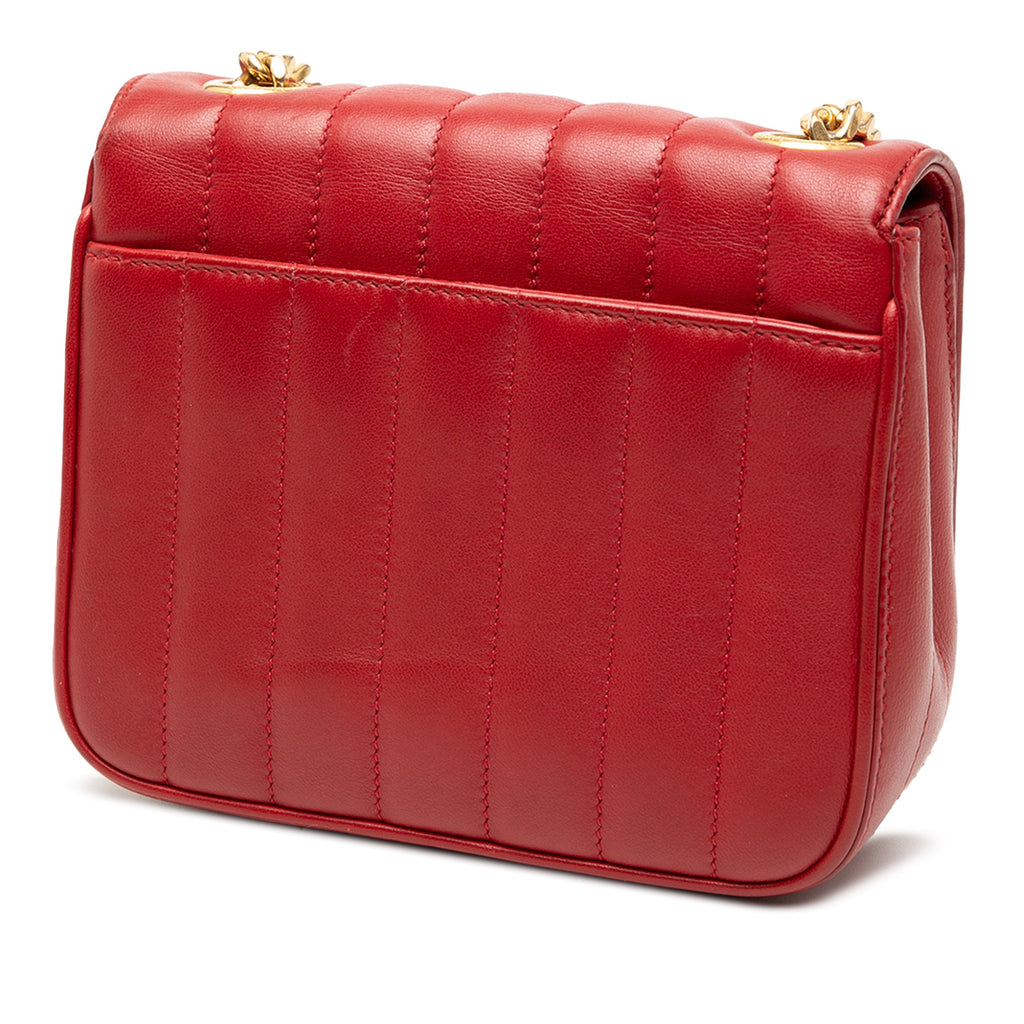 Small Lambskin Monogram Vicky Chain Bag