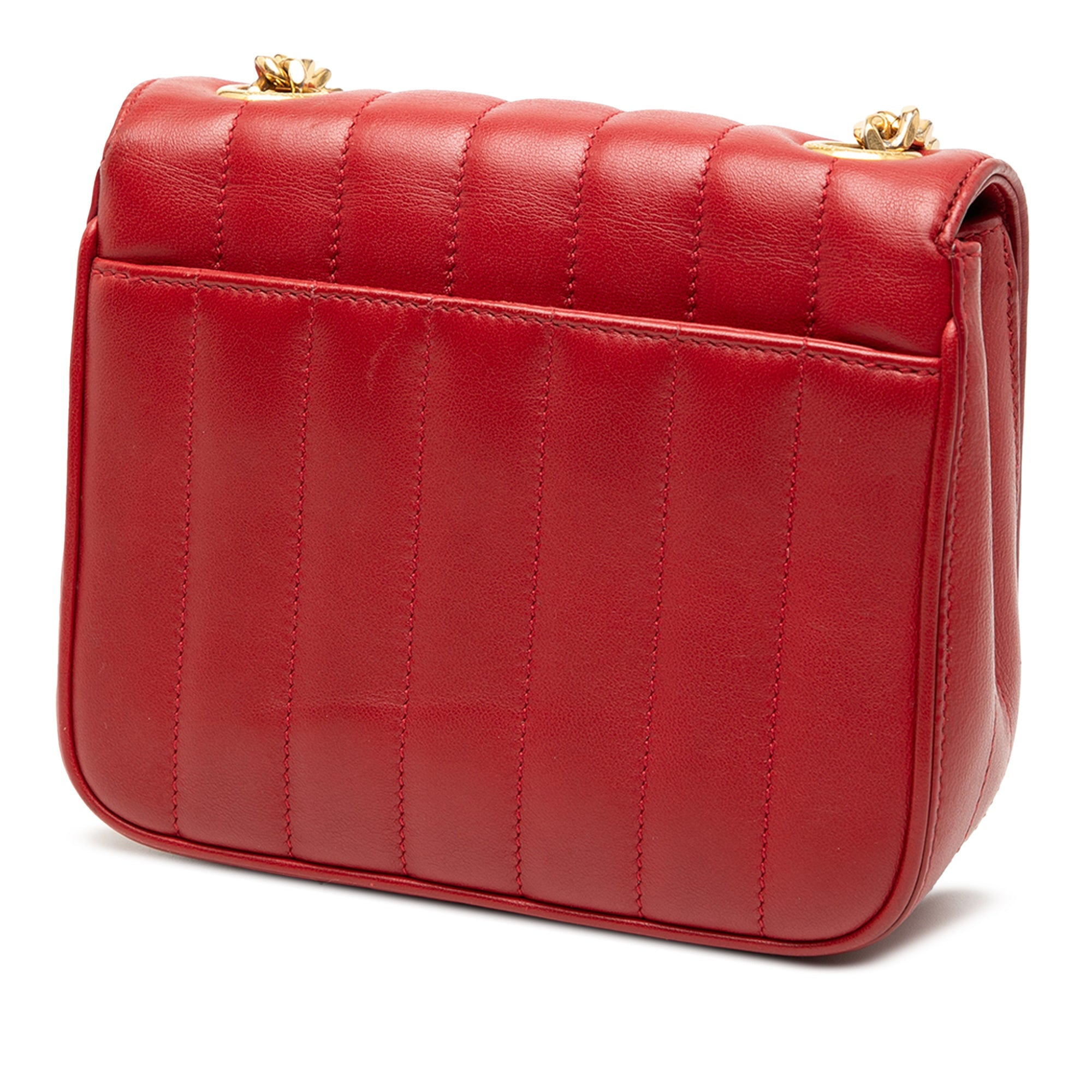 Small Lambskin Monogram Vicky Chain Bag