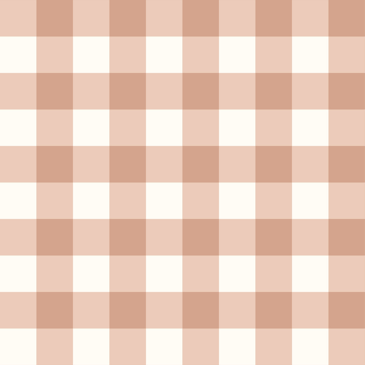 Papier peint enfant carreaux Vichy aquarelle