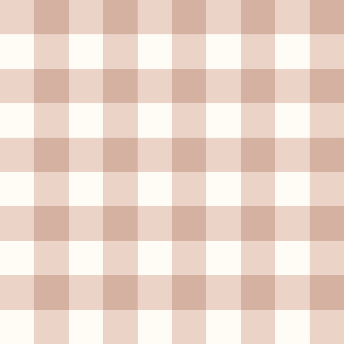 Papier peint enfant carreaux Vichy aquarelle