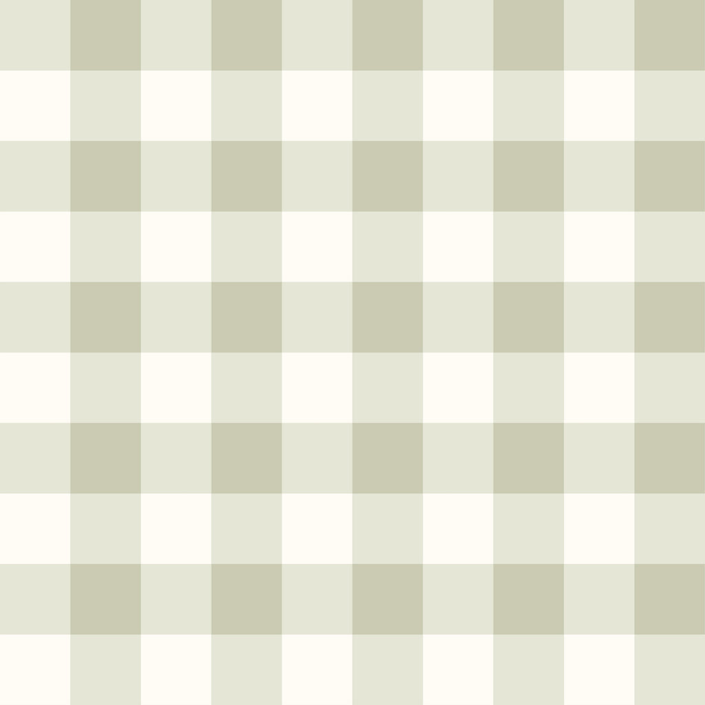 Papel Pintado Infantil Cuadros Vichy acuarela