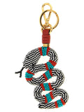 Etro Beaded Snake Key Case — multicolor