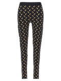 Marine Serre Moon-Printed Leggings — Black