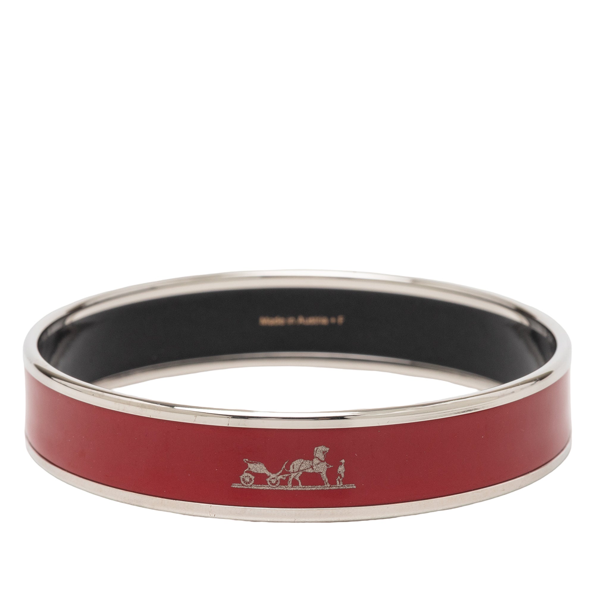 Narrow Caleche Enamel Bangle 62