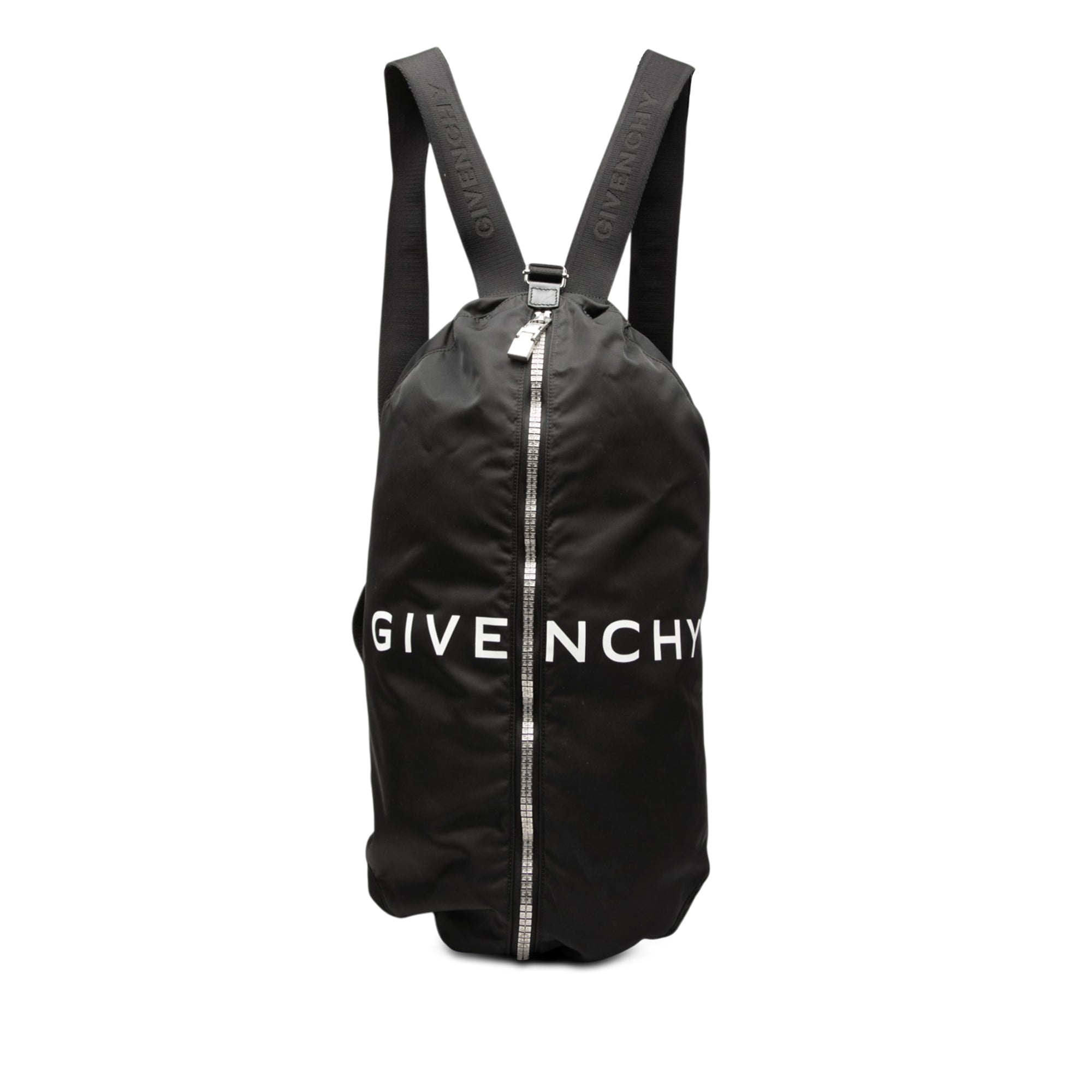 Nylon G Zip Duffle Backpack