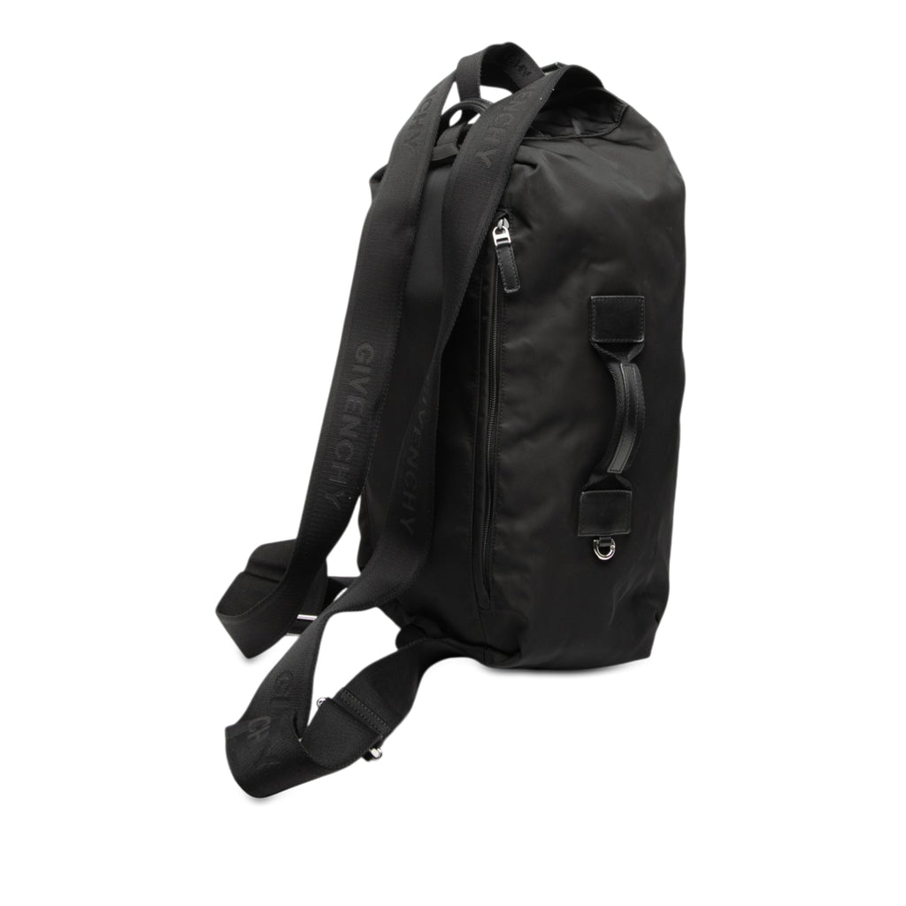 Nylon G Zip Duffle Backpack