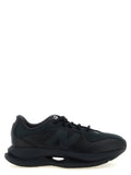 Junya Watanabe Leather and Mesh Sneaker — Black